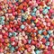 1000pcs Acrylic Small Letter Beads Round Letter Beads Colorful Acrylic with Gold Letter Alphabet for Jewelry Making Alphabet Beads